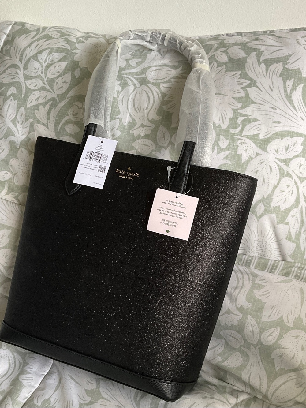 New Kate spade glitter handbag